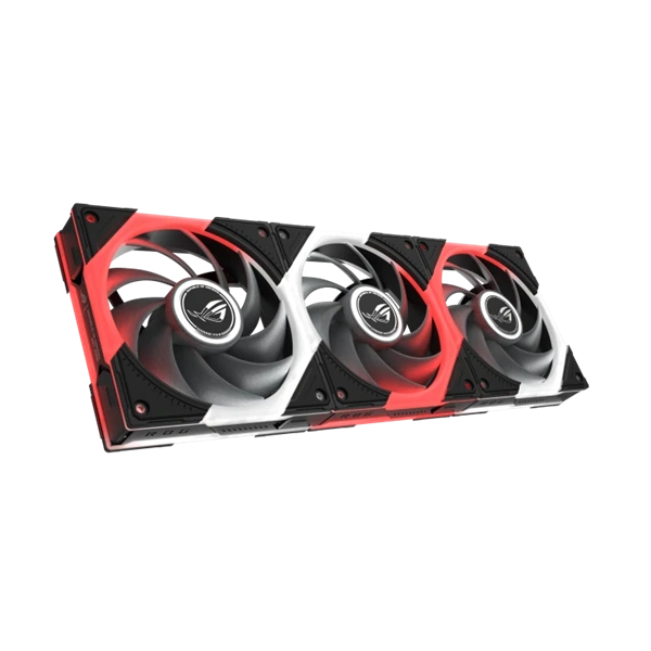 ASUS Rendszerhűtő Ventilátor ROG EURUX GR120 ARGB, 12cm (3db), fekete - Image 1