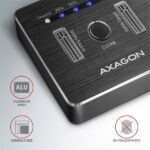 AXAGON ADSA-M2C USB-C 3.2 M. 2 fekete dual dokkoló állomás - Image 5