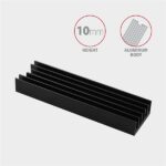 AXAGON CLR-M2L10 passzív M. 2 SSD hűtőborda, fekete - Image 3