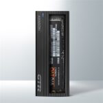 AXAGON EEM2-GTR THIN RIB SUPERSPEED+ USB-C - NVME M.2 külső ház, fekete - Image 5