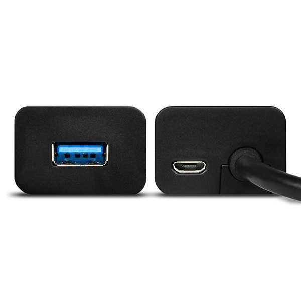 AXAGON HUE-S2BL USB3.0 CHARGING HUB (Négyportos USB 3.0 hub gyors töltéssel és tápellátással. 1,2 méteres kábel) - Image 4