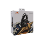 BARACUDA BGH-031B CONCH-B vezetékes gamer fejhallgató mikrofonnal, fekete - Image 5
