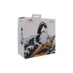 BARACUDA BGH-031W CONCH-W vezetékes gamer fejhallgató mikrofonnal, fehér - Image 5