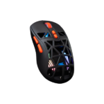 BARACUDA BGM-091B SEAL-B vezetékes gamer egér, 12800 dpi, fekete