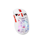 BARACUDA BGM-091W SEAL-W vezetékes gamer egér, 12800 dpi, fehér - Image 2