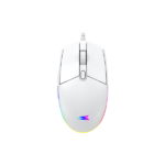 BARACUDA BGM-112W CRAB-W vezetékes gamer egér, 3600dpi, fehér