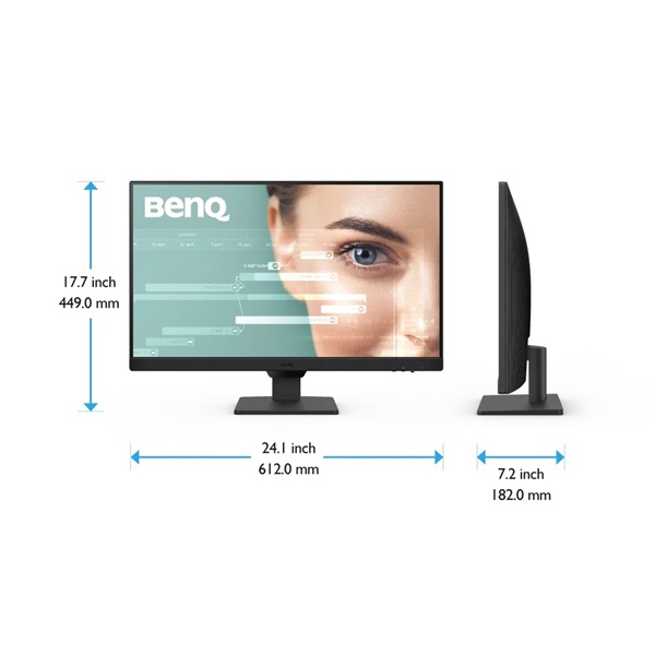 BENQ IPS monitor 27" GW2790 1920x1080, 250 cd/m2, 5ms, 100 Hz, Eye-Care, 2xHDMI, DisplayPort, hangszóró - Image 2