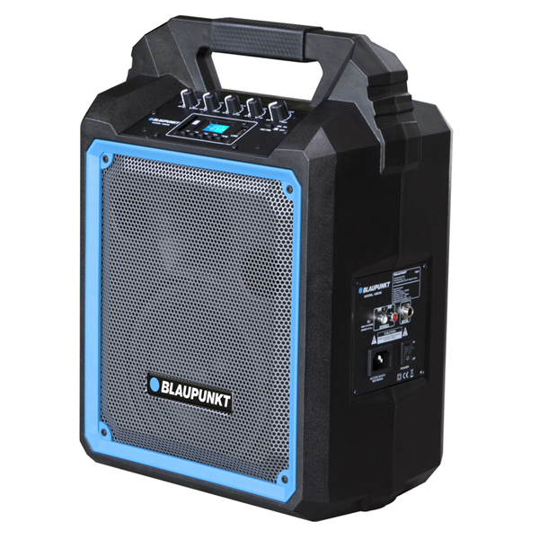 BLAUPUNKT MB06 Bluetooth Party karaoke hangszóró, 1 db mikrofon, 500W, Fekete (RTVBLAS002) - Image 2