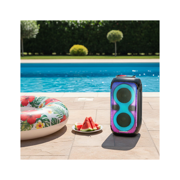 BLAUPUNKT PB60X Bluetooth Party MDF hangszóró, AUX, LED világítás, 120W, Fekete - Image 3