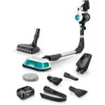BOSCH BCS712HYG5 Unlimited 7 ProHygienic Aqua Vezeték nélküli porszívó és felmosó, Fehér