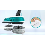 BOSCH BCS71HYG1 Unlimited 7 ProHygienic Aqua Vezeték nélküli porszívó,  2in1 DynamicAqua felmosó, Fehér/Türkiz - Image 4