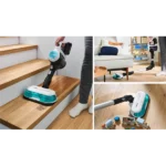 BOSCH BCS71HYG3 Unlimited 7 ProHygienic Aqua Vezeték nélküli porszívó és felmosó, Fehér - Image 5