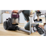 BOSCH BGC05AAA1 Serie 2 Porzsák nélküli porszívó, 78dB, 1,5L, Szürke/Lila - Image 3