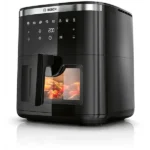 BOSCH MAF671B0 Serie6 Forrólevegős sütő, 7,2 l, betekintő ablak, 8 program, 1800W, Fekete
