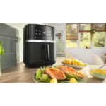 BOSCH MAFS2462B Serie 4 Forrólevegős sütő, 2050W, 6,1L,  9 automata program, Fekete - Image 2