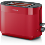 BOSCH TAT2M124 MyMoment Kenyérpirító, 970W, olvasztás, újramelegítés, Piros