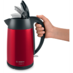 BOSCH TWK3P424 DesignLine Vízforraló 2400W, 1,7L, Metálpiros - Image 3