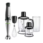 BRAUN MQ7045X MultiQuick 7 botmixer tartozékokkal, 850W, Fekete/Ezüst