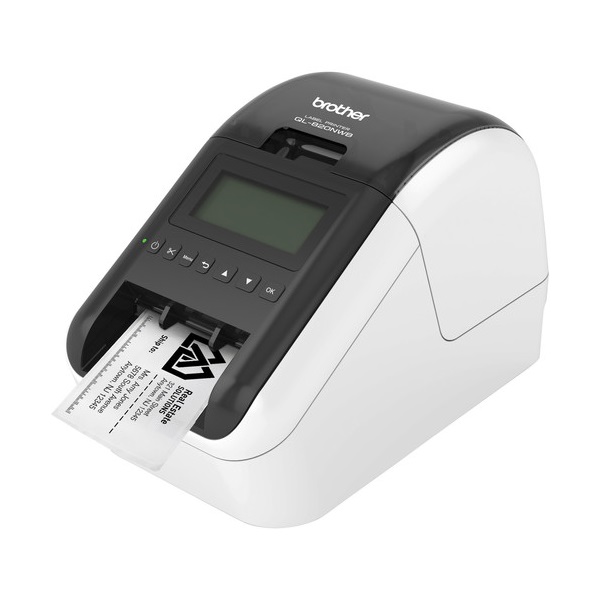 BROTHER Címkenyomtató QL-820NWBC, asztali, thermál, 2 színű nyomtatás, WiFi/LAN/Bluetooth/USB, 148mm/mp, 300dpi, - Image 5