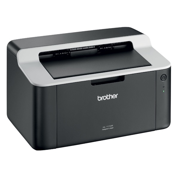 BROTHER Lézernyomtató HL-1112E, A4, mono, 20 lap/perc, USB, manuál duplex, 2400x600dpi, 1MB, fekete - Image 2