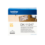 BROTHER Szalag DK-11247, fehér alapon fekete, 103mm x 164mm, 30.48m, 108db