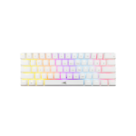 Baracuda DOLPHIN-W/R-US, BGK-03211W/R-US  fehér mechanikus gamer billentyűzet piros kapcsolóval, angol