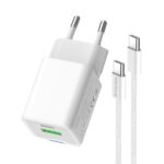 COLORWAY AC töltő GaN Mini CW-CHS053PDC-WT 30W PD port PPS USB (Type-C PD + USB QC4.0) kábel Type-C - Image 5