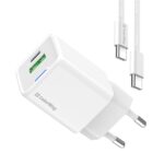 COLORWAY AC töltő GaN Mini CW-CHS053PDC-WT 30W PD port PPS USB (Type-C PD + USB QC4.0) kábel Type-C - Image 3