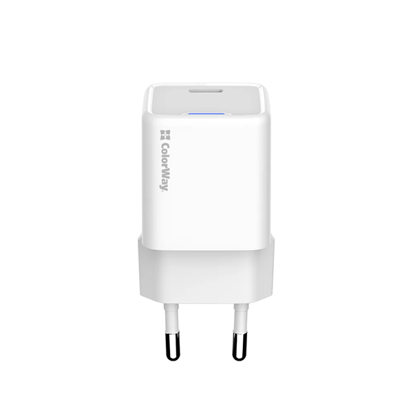 COLORWAY AC töltő adapter, CW-CHS059PD-WT, GaN Mini 20W PD Port PPS USB-C - Image 2
