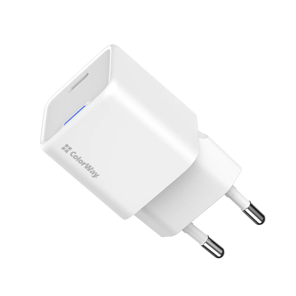 COLORWAY AC töltő adapter, CW-CHS059PD-WT, GaN Mini 20W PD Port PPS USB-C - Image 4