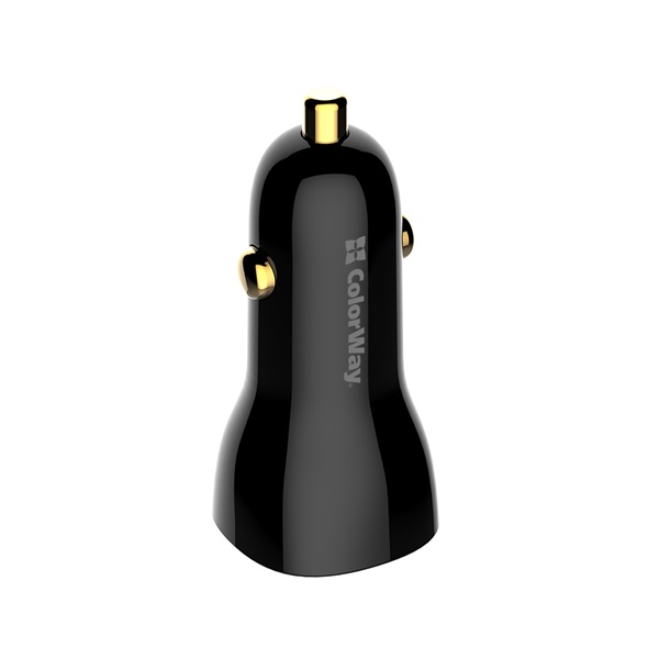 COLORWAY Autós töltő, CW-CHA046PD-BK Power Delivery Port PPS USB (USB-A + USB-C) (60 W) Fekete - Image 4