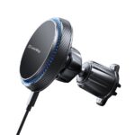 COLORWAY Autós töltő, MagSafe 360°-os légtelenítő 15W fekete vezeték nélküli autós töltő,  légtelenítő 15W fekete - Image 2
