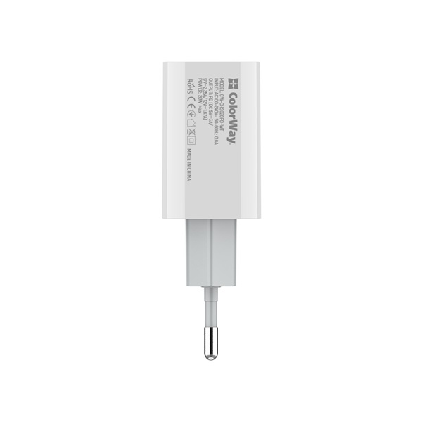 COLORWAY USB töltő adapter, Power Delivery Port USB Type-C 20W V2 fekete (CW-CHS026PD-BK) - Image 5