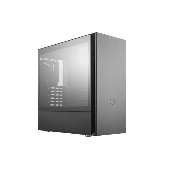 COOLER MASTER Ház Midi ATX MB Silencio S600 Tápegység nélkül, Edzett üveg, szürke - Image 1