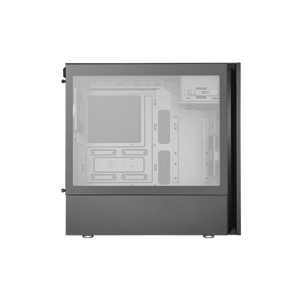 COOLER MASTER Ház Midi ATX MB Silencio S600 Tápegység nélkül, Edzett üveg, szürke - Image 3