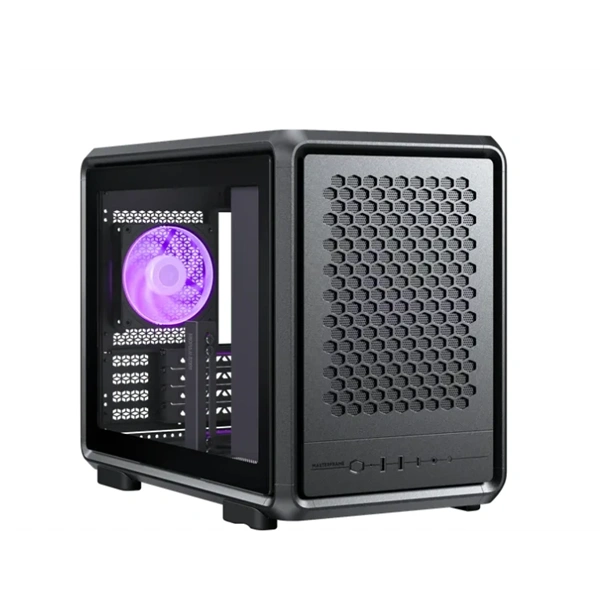 COOLER MASTER Ház Mini-ITX/Micro-ATX MasterFrame 400 Mesh Black, Tápegység nélkül, fekete - Image 1