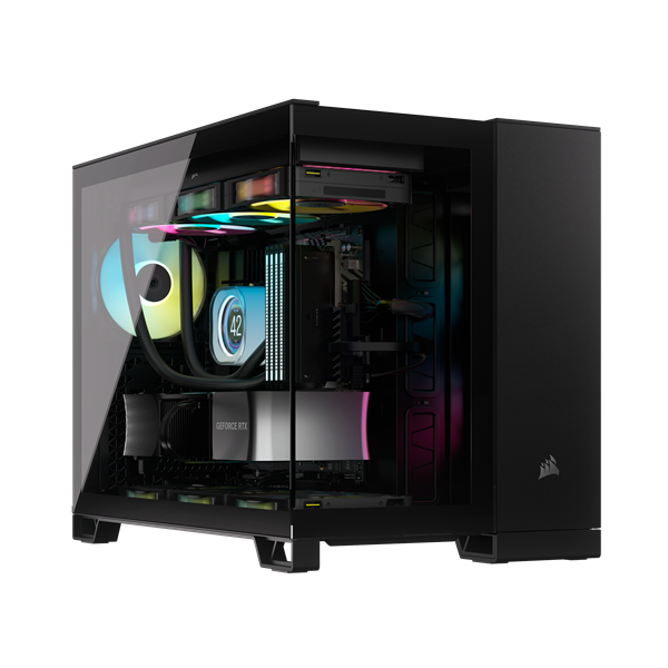 CORSAIR_Haz_iCUE_LINK_2500X_RGB_2x_RX120_RGB_Ventilator_Tapegyseg_nelkul_Edzett_Uveg_fekete-i1452355.png CORSAIR Ház Micro-ATX iCUE LINK 2500X RGB, Tápegység nélkül, Edzett Üveg, fekete - Image 1