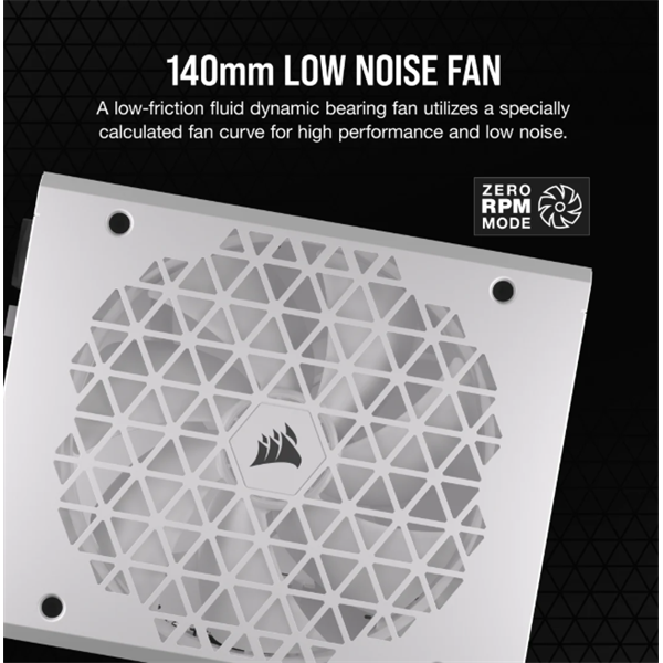 CORSAIR Tápegység Moduláris, RM1000x Shift White, 1000W, 14cm, 80+ Gold - Image 5