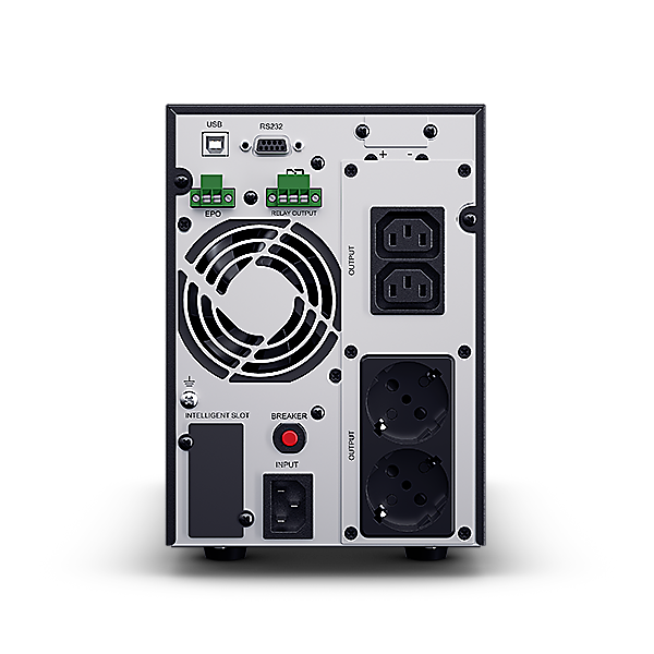CYBERPOWER UPS, 2000VA/1800W, 2xC13 2xSCHU, színes LCD kijelző, OnLine szünetmentes, kettős konverziós,tisztán színuszos - Image 3