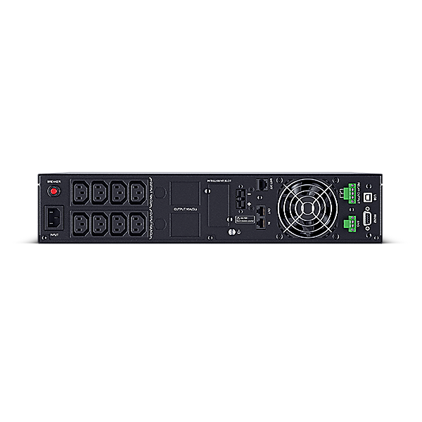 CYBERPOWER UPS, 2000VA/1800W, 8xC13, színes LCD, szünetmentes, tiszta színuszos, online kettős konverzió, rack/tower - Image 4