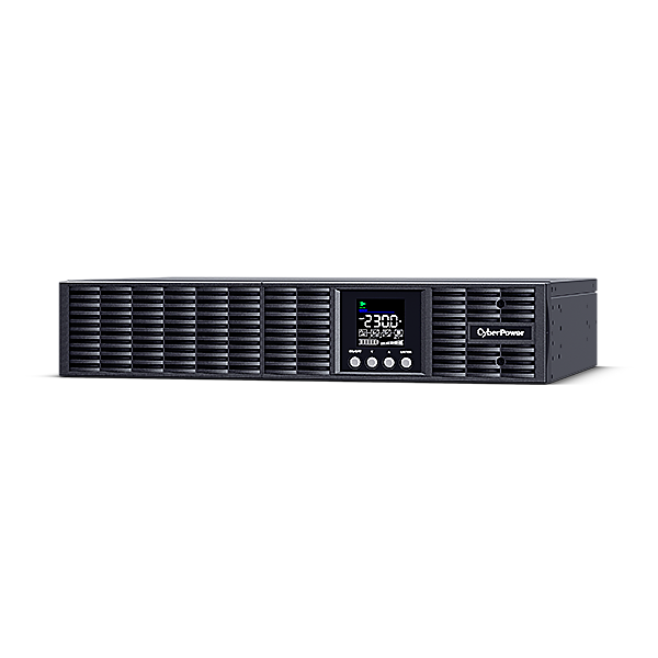 CYBERPOWER UPS, 2000VA/1800W, 8xC13, színes LCD, szünetmentes, tiszta színuszos, online kettős konverzió, rack/tower - Image 3