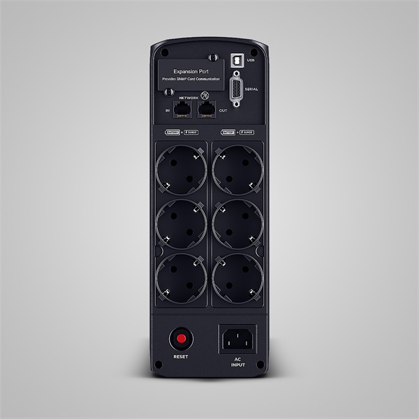 CYBERPOWER UPS gaming, 6xSCHU,2xUSB 1350VA 810W, 230V, színuszus szünetmentes tápegység,LINE-INTERAKTÍV, AVR, színes LCD - Image 3