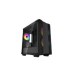 DEEPCOOL Ház Micro ATX CC360 ARGB Tápegység nélkül, Fekete Üvegfalú - Image 2