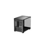 DEEPCOOL Ház Micro ATX CG330 3F, Tápegység nélkül, Fekete, Üvegfalú - Image 2