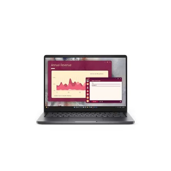 DELL Pro 14 (PC14250) 14.0" FHD+, Intel Core Ultra 7 265U (5.3GHz), 16GB, 512GB SSD, Win11 Pro, Ezüst - Image 1
