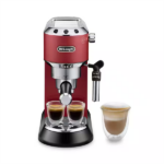DELONGHI EC685.R Dedica Style eszpresszó kávéfőző, tartály: 1,1 l, Piros