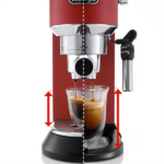 DELONGHI EC685.R Dedica Style eszpresszó kávéfőző, tartály: 1,1 l, Piros - Image 5