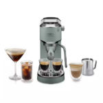 DELONGHI EC890.GR Dedica Duo manuális eszpresszó kávéfőző, tartály: 1,1 l, 1450W, Zöld