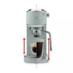DELONGHI EC890.GR Dedica Duo manuális eszpresszó kávéfőző, tartály: 1,1 l, 1450W, Zöld - Image 2