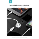 Devia Smart Series 15W 2xUSB autós töltő adapter - fehér - Image 2